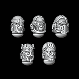 Legio Templaris Heads - Set of 5 - Archies Forge