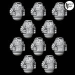 Legio Templaris Helmets - Set of 10 - Archies Forge