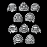 Legio Templaris Ornate Terminator Pads - Set of 10 - Archies Forge
