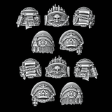Legio Templaris Ornate Terminator Pads - Set of 10 - Archies Forge