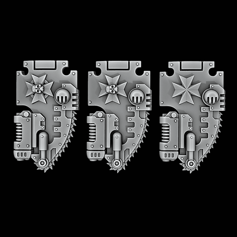 Legio Templaris - Plasma Chainshields - Set of 3 - Archies Forge
