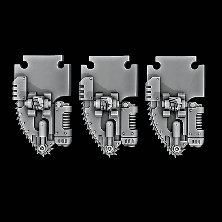 Legio Templaris - Plasma Chainshields - Set of 3 - Archies Forge