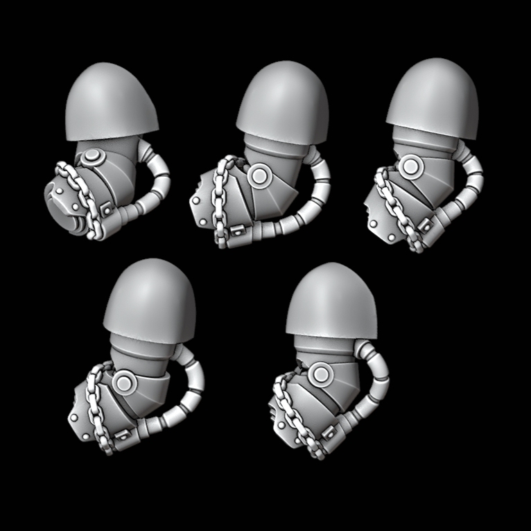 Legio Templaris Terminator Arms - Set of 5 - Left Handed - Archies Forge