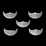 Legio Templaris Terminator Gorgets - Set of 5 - Archies Forge
