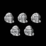Legio Templaris Terminator Knight Helmets - Set of 5 - Archies Forge