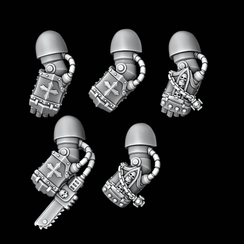 Legio Templaris Terminator Power Fists - Set of 5 - Archies Forge