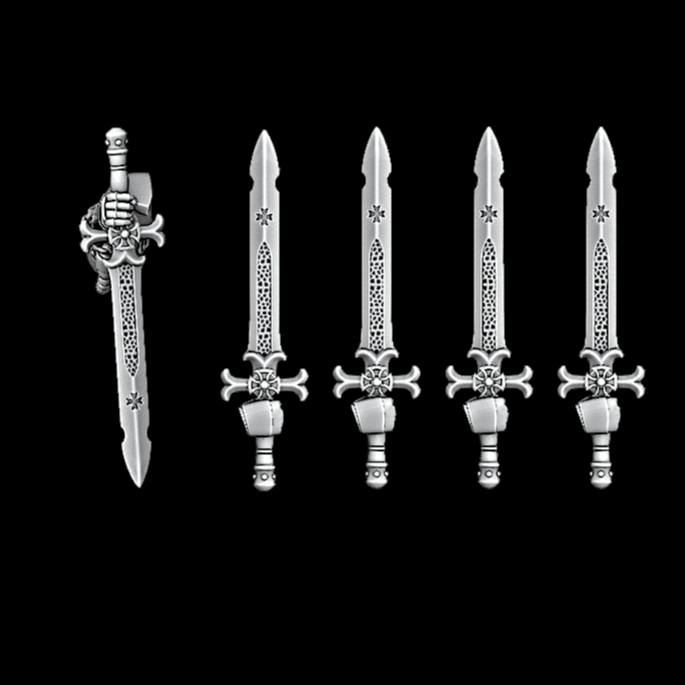 Legio Templaris Terminator Power Swords - Set of 5 - Archies Forge