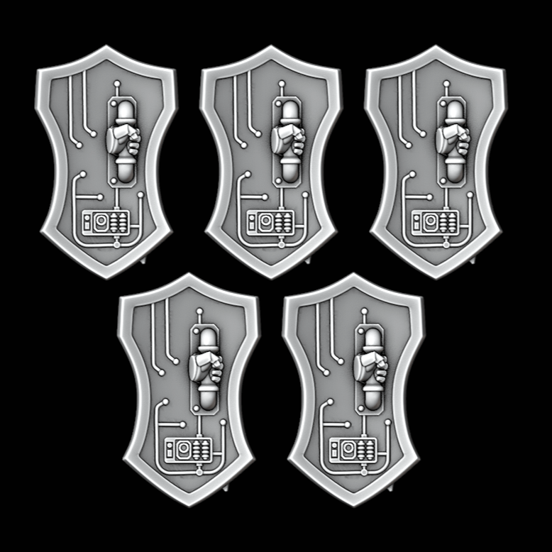 Legio Templaris - Terminator Scroll Shields - Set of 5 - Archies Forge