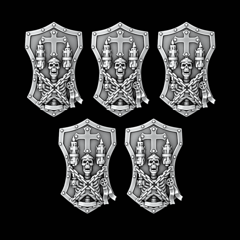 Legio Templaris - Terminator Skull Shields - Set of 5 - Archies Forge