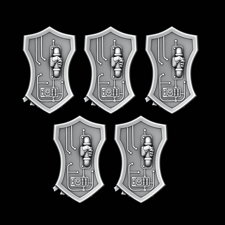 Legio Templaris - Terminator Skull Shields - Set of 5 - Archies Forge