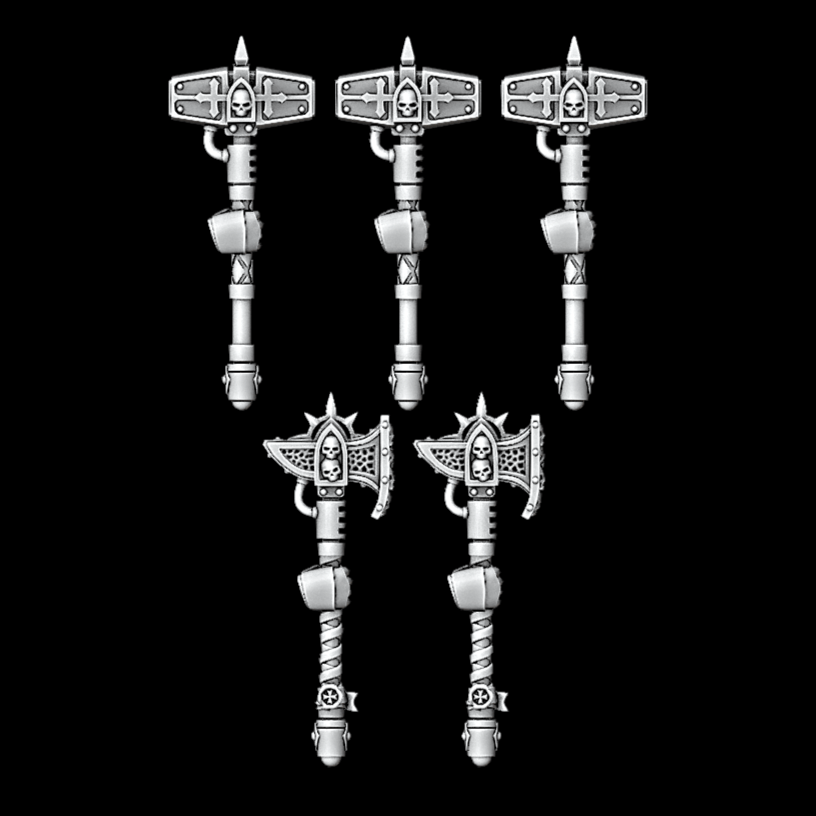 Legio Templaris Terminator Thunder Hammers - Set of 5 - Archies Forge