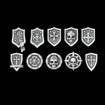Legio Templaris Tilting Shields - Set of 10 - Archies Forge