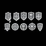 Legio Templaris Tilting Shields - Set of 10 - Archies Forge