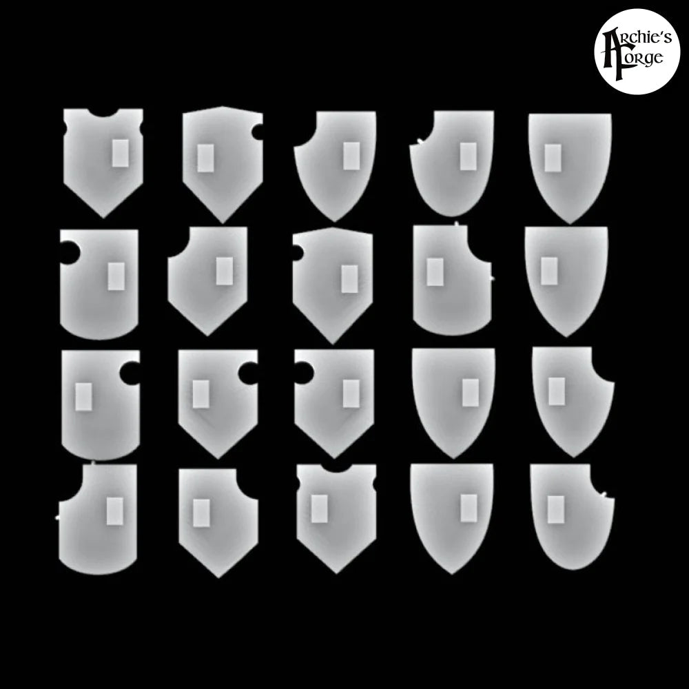 Legio Templaris Tilting Shields - Set of 20 - Design 1 - Archies Forge