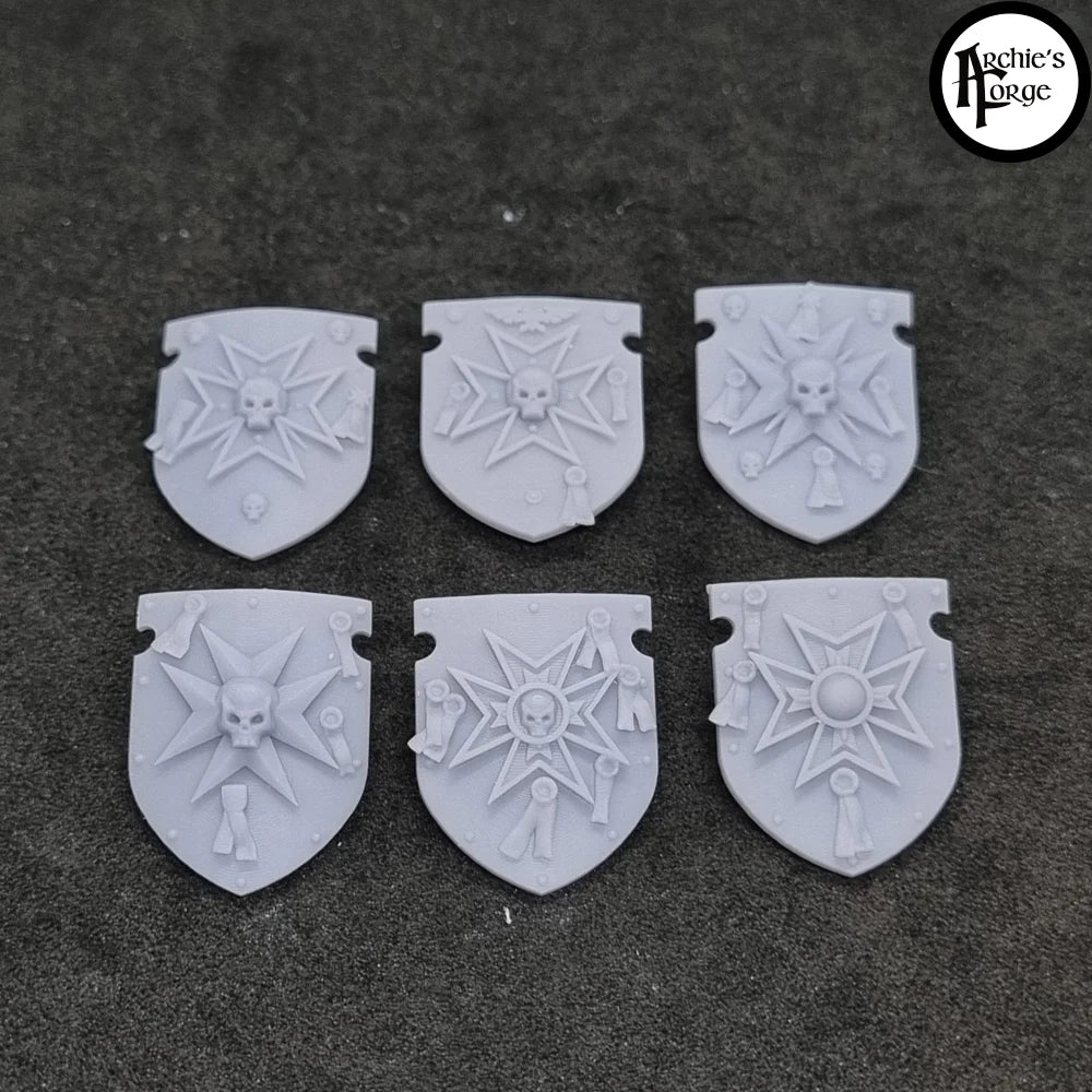 Legio Templaris - Vanguard Veteran Shields - Set of 6 - Archies Forge