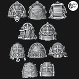Legio Templaris Veteran Shoulder Pads - Set of 10 - Archies Forge