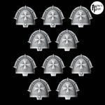 Legio Templaris Veteran Shoulder Pads - Set of 10 - Archies Forge