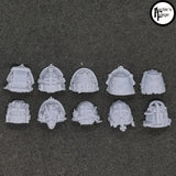 Legio Templaris Veteran Shoulder Pads - Set of 10 - Archies Forge