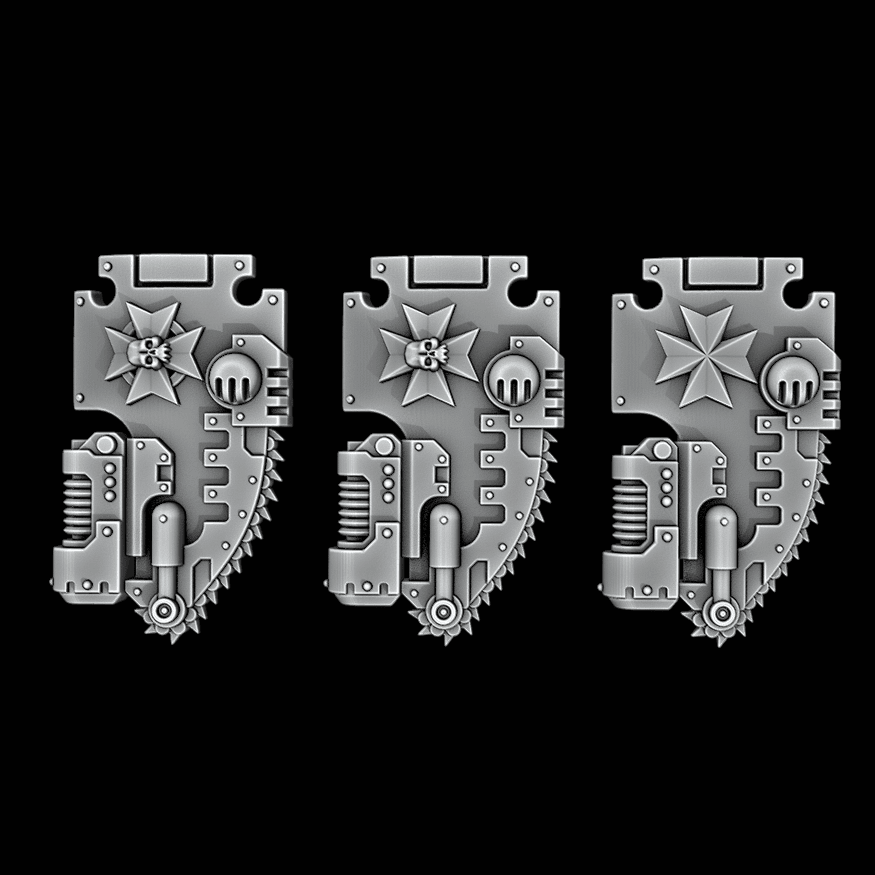 Legio Templaris - Volkite Chainshields - Set of 3 - Archies Forge