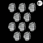 Legio Templaris Wreathed Knight Helms - Set 10 - Archies Forge
