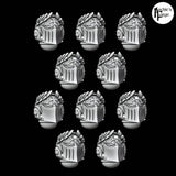 Legio Templaris Wreathed Knight Helms - Set 10 - Archies Forge