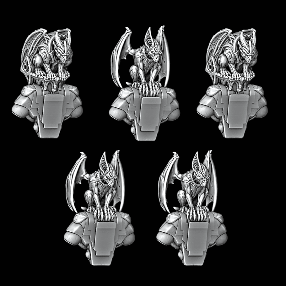 Legio Terror - Gargoyle Backpack - Set of 5 - Archies Forge