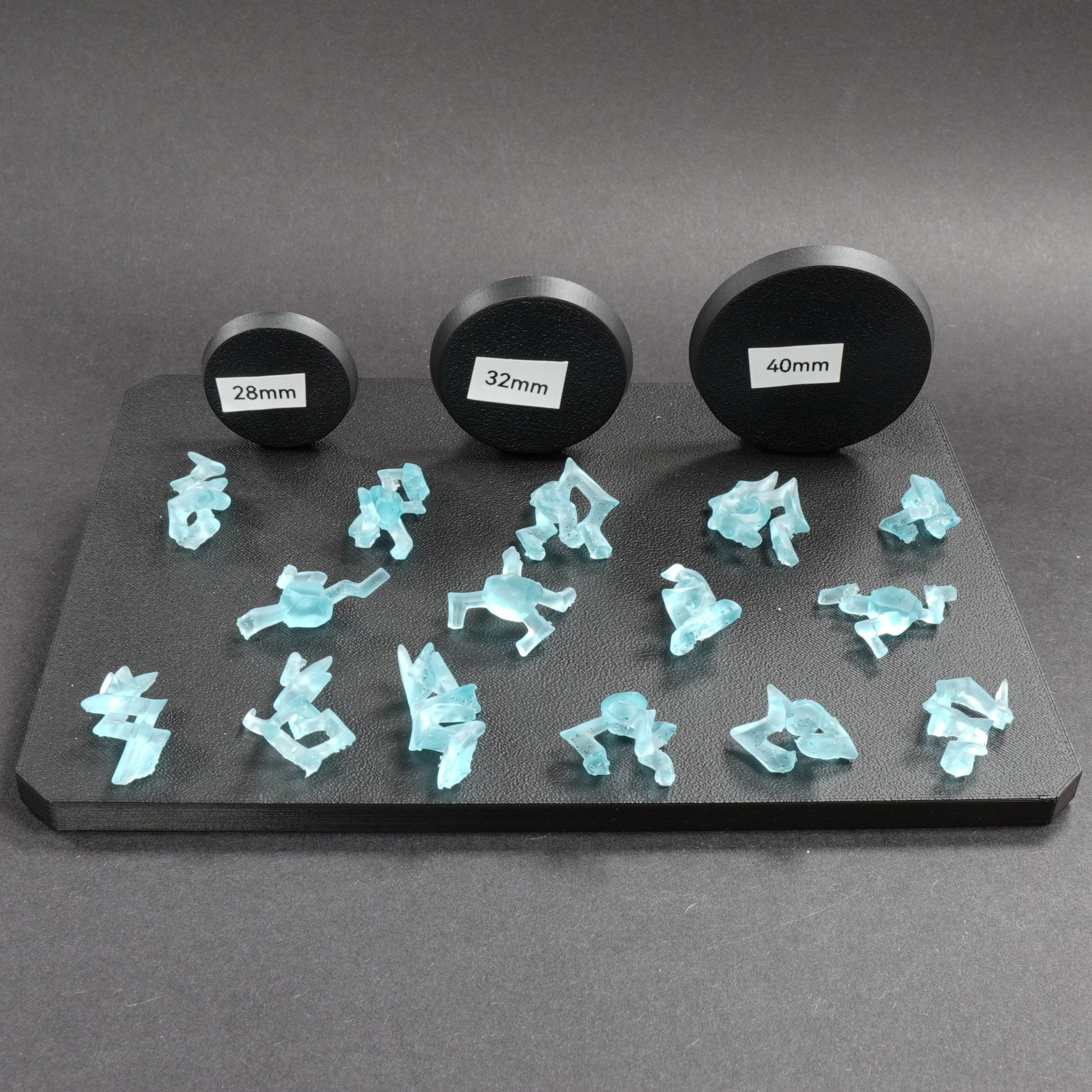 Lightning Arcs - Clear Blue Resin - Archies Forge