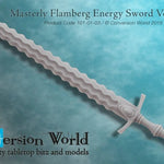 Masterly Energy Flamberg Sword Version 1 X 1 - Archies Forge