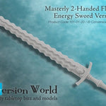Masterly Two - Handed Flamberg Energy Sword Version 1 - Archies Forge
