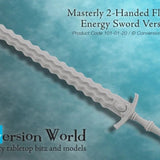 Masterly Two - Handed Flamberg Energy Sword Version 1 - Archies Forge