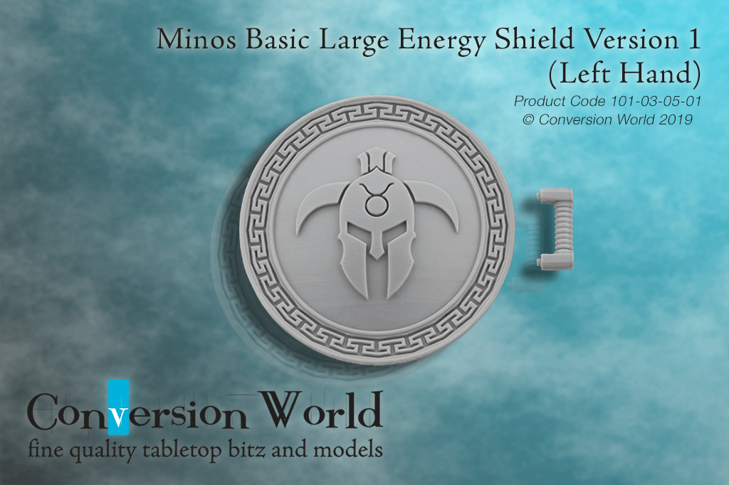 Minos Basic Large Energy Shield Version 1 (Left Hand) X 1 - Archies Forge