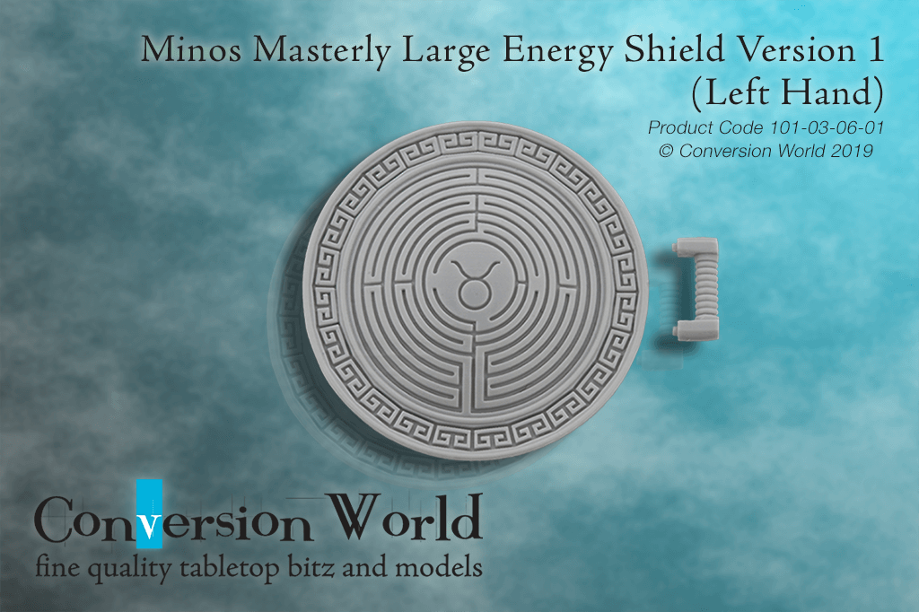 Minos Masterly Large Energy Shield Version 1 (Left Hand) X 1 - Archies Forge