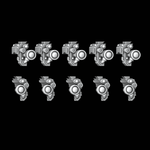 MK2 Helmet - Bionics - Set of 10 - Archies Forge