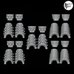 MK5 Heresy Style Terminator Shin and Hip Plates - Set of 5 - Archies Forge