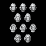 Mongolian / Asian Style Helmets - Set of 10 - Archies Forge