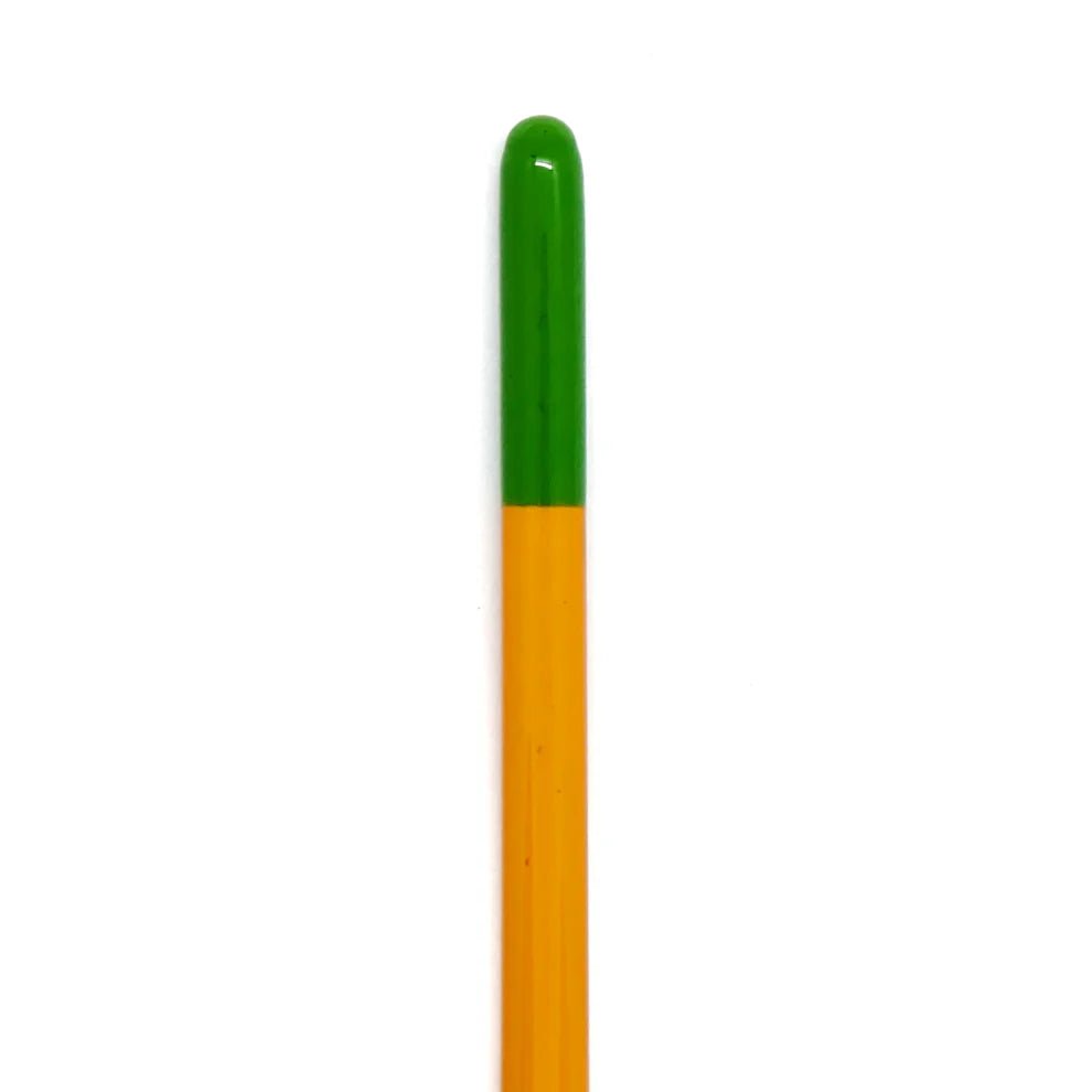 Orange Brushes - Green Tip - Size 00 - Archies Forge