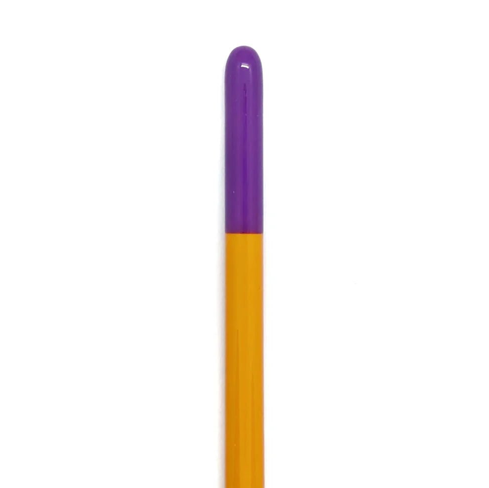 Orange Brushes - Purple Tip - Size 3 - Archies Forge