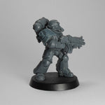 Ornate Shoulder Pad - Legio Fist - Set of 12 - Archies Forge