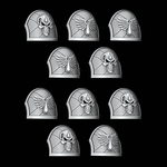 Phobos Shoulder Pad - Death Company - Set of 10 - Archies Forge