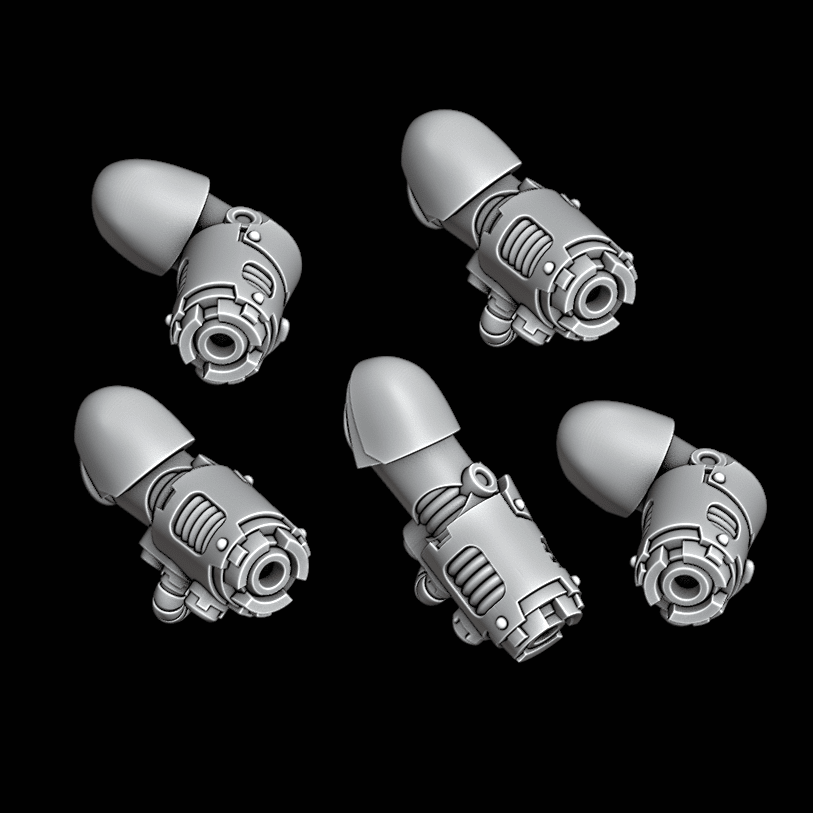 Plasma Arm Cannons - Left Handed - Archies Forge