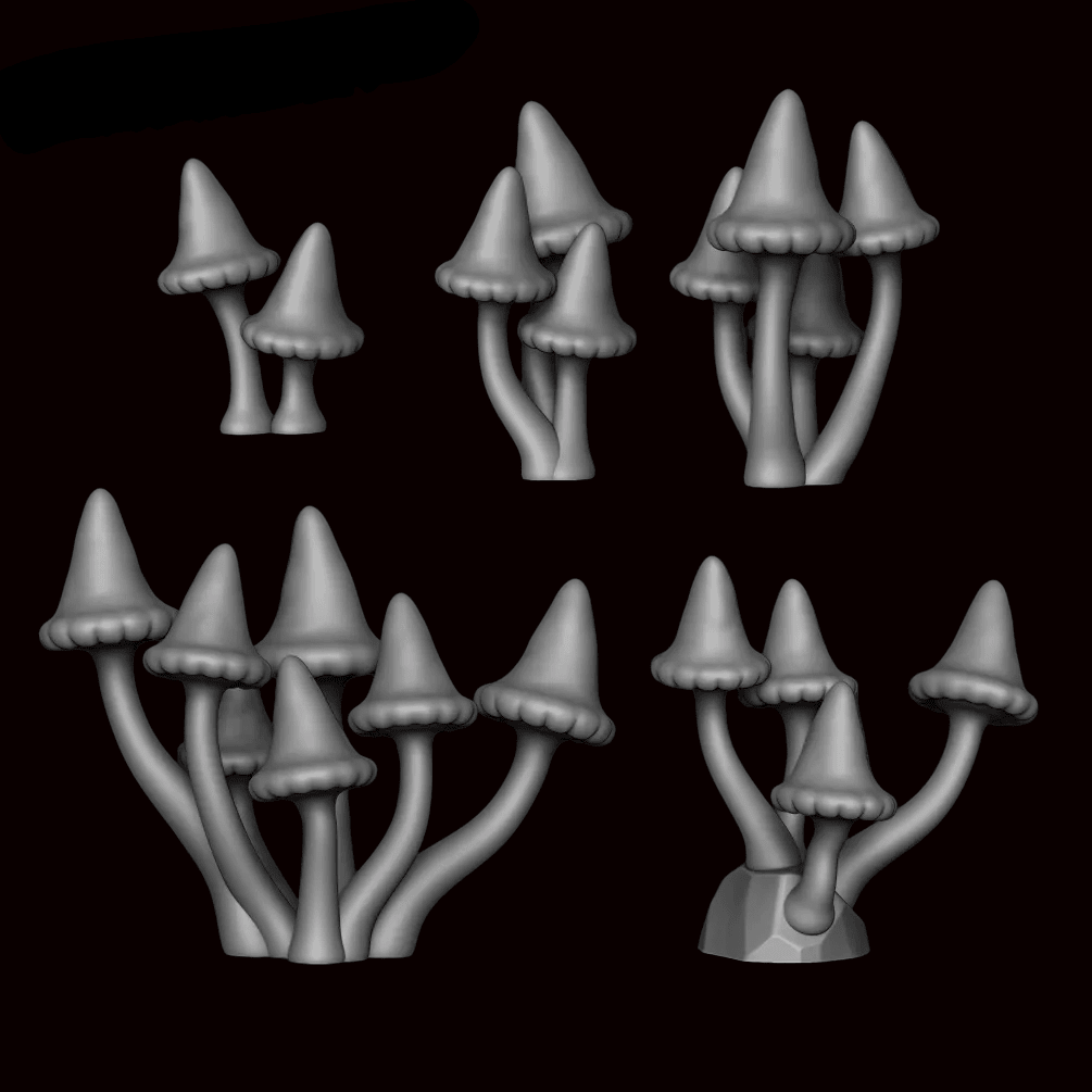 Pointy Mushrooms - Archies Forge