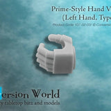 Prime Infantry Hand Version 1 (Left Hand, Type A) - Archies Forge