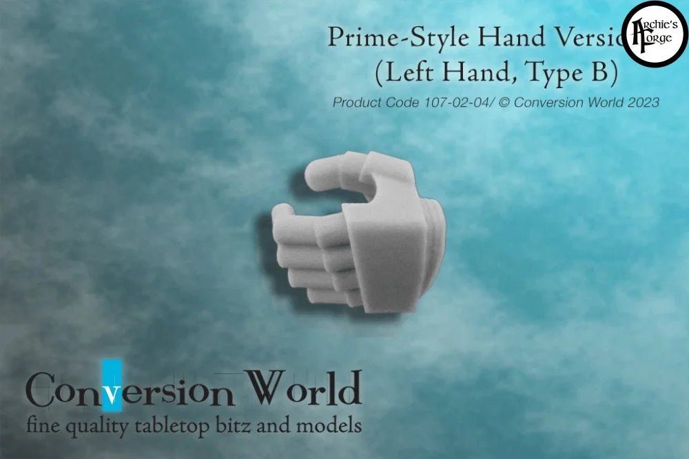 Prime Infantry Hand Version 1 (Left Hand, Type B) - Archies Forge