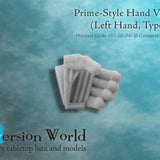 Prime Infantry Hand Version 1 (Left Hand, Type B) - Archies Forge