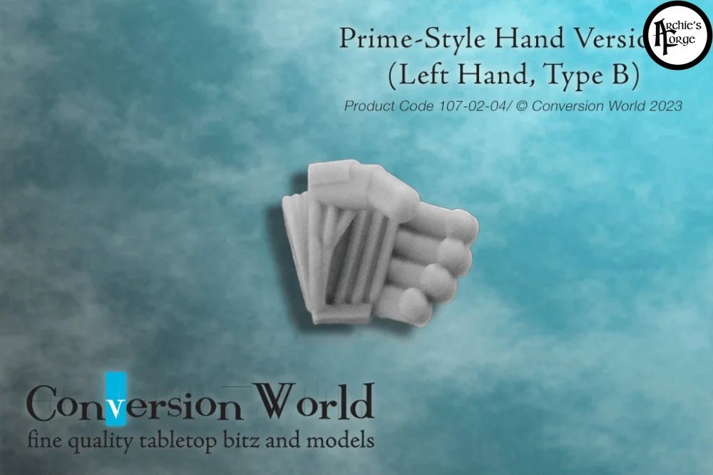 Prime Infantry Hand Version 1 (Left Hand, Type B) - Archies Forge