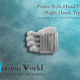 Prime Infantry Hand Version 1 (Right Hand, Type A) - Archies Forge