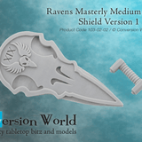 Ravens Masterly Medium Energy Shield Version 1 X 1 - Archies Forge