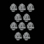Rebreather Hooded Skull Helmets - Stitched Hood - Set of 10 - Archies Forge