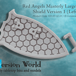 Red Angels Masterly Large Energy Shield Version 1 (Left Hand) X 1 - Archies Forge