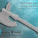 Red Angels Venerable Energy Axe Version 1 - Archies Forge